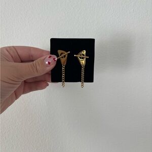 Vintage Gold Dangle Earrings